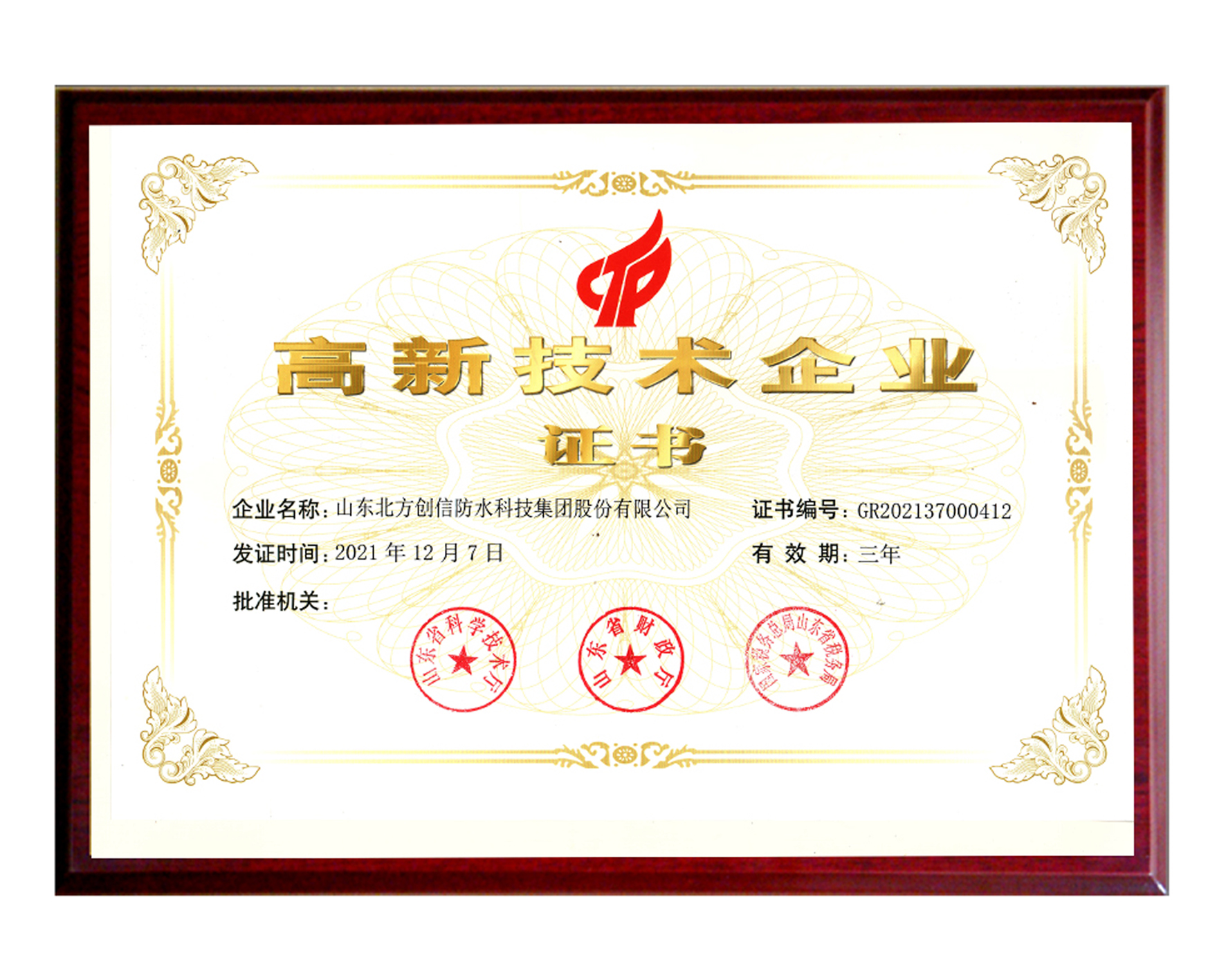 国度高新技术企业